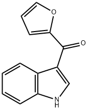 2-フリル(1H-インドール-3-イル)メタノン 化学構造式