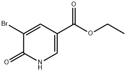 ethyl 5-broMo-6-hydroxynicotinate Structure