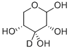 D-リボース-3-D 化学構造式