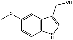 5-甲氧基-1H-吲唑-3-甲醇 结构式