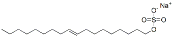 sodium 9-octadecenyl sulphate Structure