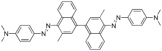 4,4'-Bis(4-dimethylaminophenylazo)-3,3'-dimethyl-1,1'-binaphthalene|