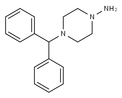4-BENZHYDRYL-PIPERAZIN-1-YLAMINE Structure