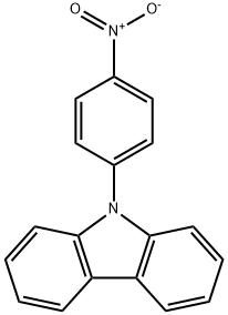 9-(4-ニトロフェニル)-9H-カルバゾール 化学構造式