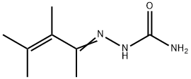 3,4-Dimethyl-3-penten-2-one semicarbazone Structure