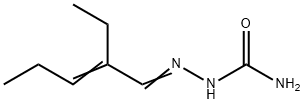 2-Ethyl-2-pentenal semicarbazone Structure