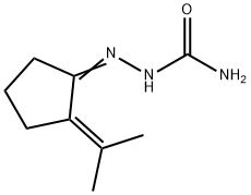 2-(1-Methylethylidene)cyclopentanone semicarbazone Structure