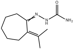 2-Isopropylidenecycloheptanone semicarbazone Structure