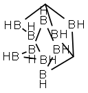 m-カルボラン 化学構造式