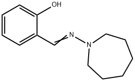 o-[N-(Hexahydro-1H-azepin-1-yl)formimidoyl]phenol Structure