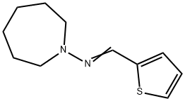 Hexahydro-1-(2-thenylideneamino)-1H-azepine Structure