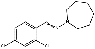 N-(2,4-Dichlorobenzylidene)-1-azepanamine Structure