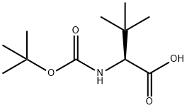 N-BOC-T-ブチルグリシン 化学構造式