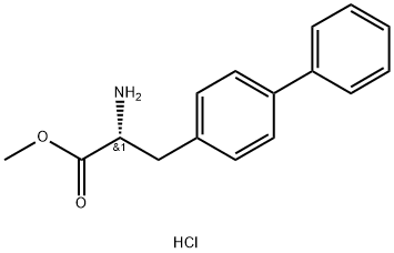 METHYL 4,4'-BIPHENYL-R-ALANATE 化学構造式