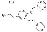3,4-(二苄氧基)苯乙胺盐酸盐,1699-56-5,结构式