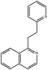 (beta-(2-pyridyl)ethyl)isoquinoline Structure