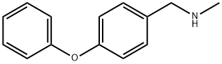 N-メチル-1-(4-フェノキシフェニル)メタンアミン 化学構造式