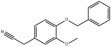 4-苯甲氧基-3-甲氧基苯基乙腈,1700-29-4,结构式