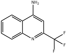 2-三氟甲基-4-氨基喹啉, 1700-93-2, 结构式