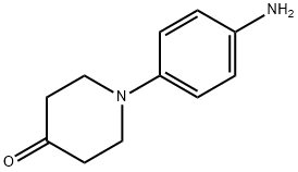 4-(4-氧代-1-哌啶基)苯胺 结构式