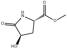 (2S,4R)-4-羟基-5-氧吡咯烷-2-羧酸甲酯, 170012-71-2, 结构式