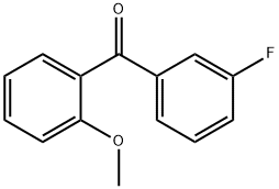 3-FLUORO-2'-METHOXYBENZOPHENONE Structure
