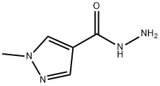 1H-Pyrazole-4-carboxylicacid,1-methyl-,hydrazide(9CI) 化学構造式