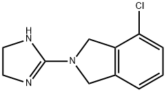 4-CHLORO-2-(IMIDAZOLIN-2-YL)ISOINDOLINE HYDROCHLORIDE Structure