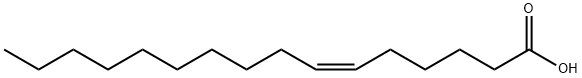 十六碳烯酸, 17004-51-2, 结构式