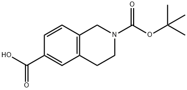 2-(TERT-BUTOXYCARBONYL)-1,2,3,4-TETRAHYDROISOQUINOLINE-6-CARBOXYLIC ACID Struktur