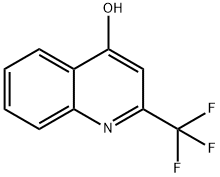 2-(トリフルオロメチル)-4-キノリノール 化学構造式