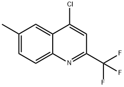 4-CHLORO-6-METHYL-2-(TRIFLUOROMETHYL)QUINOLINE Struktur