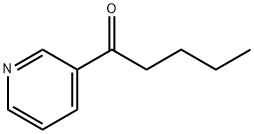 1-(3-ピリジニル)-1-ペンタノン 化学構造式