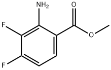 Benzoic acid, 2-amino-3,4-difluoro-, methyl ester (9CI) Structure