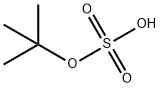 硫酸水素tert-ブチル 化学構造式