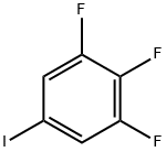 3,4,5-トリフルオロヨ-ドベンゼン 化学構造式