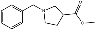 1-ベンジル-3-ピロリジンカルボン酸メチル 化学構造式