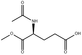 N-乙酰基-L-谷氨酸 1-甲酯 结构式