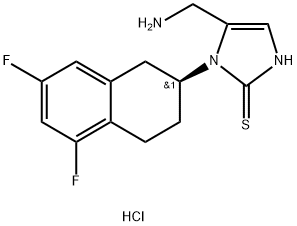 Nepicastat  hydrochloride 化学構造式