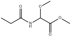 Acetic  acid,  methoxy[(1-oxopropyl)amino]-,  methyl  ester  (9CI)|