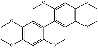 2,2',4,4',5,5'-HEXAMETHOXYBIPHENYL Struktur