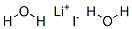 Lithium iodide (LiI), dihydrate Structure