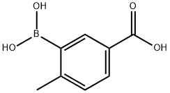 5-Carboxy-2-methylphenylboronicacid Struktur