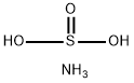 亚硫酸铵,溶液 结构式