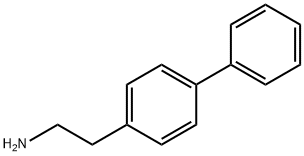 2-(4-ビフェニル)エチルアミン 化学構造式