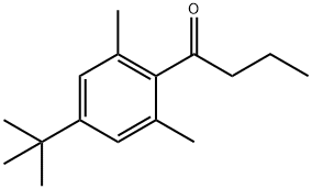 4'-tert-butyl-2',6'-dimethylbutyrophenone Struktur