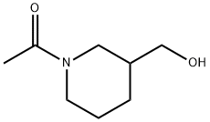 3-Piperidinemethanol, 1-acetyl- (9CI) Structure