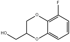 (5-Fluoro-2,3-dihydrobenzo[b][1,4]dioxin-2-yl)Methanol Struktur