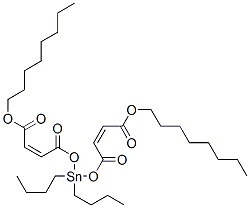 octyl (Z,Z)-6,6-dibutyl-4,8,11-trioxo-5,7,12-trioxa-6-stannaicosa-2,9-dienoate  Structure