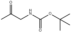 (2-オキソプロピル)カルバミン酸TERT-ブチルエステル 化学構造式